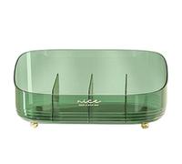 Desk Makeup Organizer - Removable 4 Compartment Box - Cosmetic Display Cases | For Bathroom Bedroom Toiletry Desk Dormitory Table Display P Care, green, Please refer to the description, Please refer