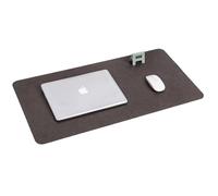 Desk Mat 120 x 60 cm, Mouse Mat with Leather & Non-Slip Suede, Multifunctional Mouse Mat, Laptop Desk Mat, Waterproof Table Protection Mat, Table Mat for Office, Home (F)
