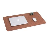 Desk Mat 120 x 60 cm, Mouse Mat with Leather & Non-Slip Suede, Multifunctional Mouse Mat, Laptop Desk Mat, Waterproof Table Protector Mat for Office, Home (E)