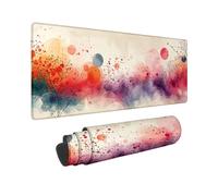 Desk Mat Abstract Mouse Pad, Mouse Mat 600x300 mm, Mousepad with Stitched Edges Rubber Base, Keyboard Desk Pad with Water Resist Surface for Gaming Office Accessories, Room Decor, Gifts for Women Z-17