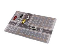 Desk Mat - Aesthetic Desk Mat, Non-Slip Keyboard Pad with 1 64 Parking Space Design for Laptop Notebook Workplace Student Room