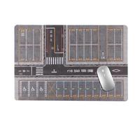 Desk Mat, Aesthetic Desk Mat, Non-Slip Keyboard Tray with Cool Parking Layout in Scale 1 64 for Students, Teenagers, Adults in the Office