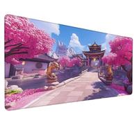 Desk Mat Architecture Gaming Mouse Pad Tree, Non-Slip Large Mouse Mat 47.2x15.7x0.12 Inch, Extended Waterproof Desk Pad with Stitched Edges, Computer Office Accessories for Office,Home, Model 593