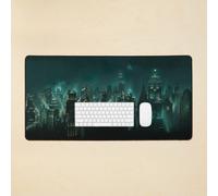 Desk Mat Bioshock Huge Rapture City Large Gaming Mouse Pad 35x16 inch