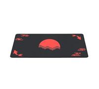 Desk Mat Black & Red Mouse Pad Koi Fish Sun Cloud Art Seal Sunrise Large XXL Gaming Deskmat Rubber Mousepad(TT004497,300x700x3mm)