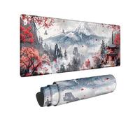 Desk Mat Cartoon Mouse Pad, Mouse Mat 1000x500 mm, Mousepad with Stitched Edges Rubber Base, Keyboard Desk Pad with Water Resist Surface for Gaming Office Accessories, Room Decor, Gifts for Women X-58