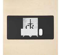 Desk Mat Crusader Kings 3 Distressed Logo Large Gaming Mouse Pad 35x16 inch