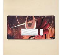 Desk Mat Hornet from Hollow Knight Silksong Large Gaming Mouse Pad 35x16 inch