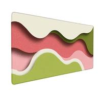 Desk Mat Large 800x300mm, Color Gaming Mouse Pad Abstract Desk Mat with 3MM Stitched Edges, Non-Slip Rubber Base Mousepad Home Decor for PC, Laptop, Gaming, Office and Home, Gifts for Women -bby2509QA