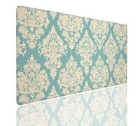 Desk Mat Large Mouse Mat, Waterproof Thick XXL Gaming Mouse Pad, Non-Slip Easy Clean Mousepad, Computer Keyboard Mats Mousemat for Office Home Decor 700x400x4mm Turquoise (1)