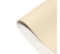 Desk Mat/Pad Cuttable, Thick 2mm Washable Waterproof, Large Leather Desk Mat with Stain & Scratch Resistant, PU Leather Desk Protector for Kitchen, Garden, Office & Party(Light Yellow,50 cm x 100 cm)