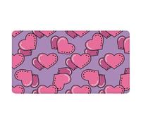 Desk Mat Romantic Love Pattern Mouse Pad Mat Pc Gaming Accessories Mousepad Desk Computer Table Large Mats Office Mause(Color02,300x700x2mm)