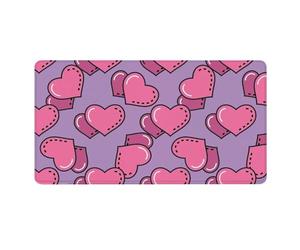 Desk Mat Romantic Love Pattern Mouse Pad Mat Pc Gaming Accessories Mousepad Desk Computer Table Large Mats Office Mause(Color02,300x700x2mm)