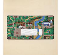 Desk Mat Stardew valley town map Large Gaming Mouse Pad 35x16 inch