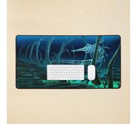 Desk Mat Subnautica Ghost Reaper Large Gaming Mouse Pad 35x16 inch