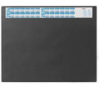 Desk Mat with Annual Calendar Dark Blue | 65 x 52 cm | Pack of 1 | Anti-Glare...