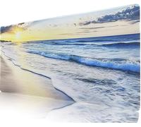 Desk Mat, XXL Large Office Gaming Mouse Pad 40x90x0.3cm - Waterproof Long Mousepad, for Home Desks Computer Keyboard Laptop Protector Decor Accessories White