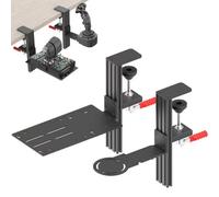 Desk Mount Fully Compatible with Thrustmaster Hotas Warthog，WINWING Orion2 HOTAS Metal Warthog，VKB STECS Standard, VKB STECS MINI Plus,VPC T-50CM3 virpil Throttle and VPC Joystick.