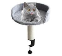 Desk Mounted Cat Bed Removable,Desktop Cat Bed - Comfortable Soft Nest Attachment for Pet Bedroom Cats Apartment Kitten Animal Indoor Living Room Kitty Home Outdoor