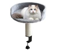 Desk Mounted Cat Bed Removable - Desktop Cat Bed | Soft Pad Nest Attachment for Pets Cats Kitty Animal Indoor in Living Room Bedroom Home Apartment