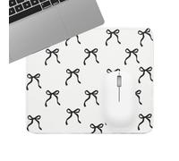 Desk Mouse Pad Non-Slip Smooth Cute Cushion with Bow-Knot Design
