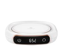Desk Mug Warmer - 3 Temperature Setting Coffee Cup Warmer,10W Mug Warmer, Portable Coffee Mug Warmer for Coffee, Drinks, Milk