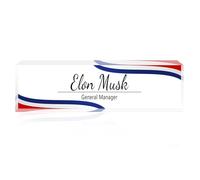 Desk Name Plate Personalized, Acrylic Name Plate,Custom Name Plates with French Flag for Office Gifts,Desk Decor,Teacher,Managers,Employee Appreciation Gifts
