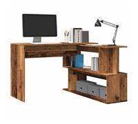 Desk Old Wood 200x50x76cm Engineered Wood Minimalist Modern Workspace HomeOffice