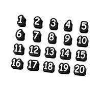 Desk Organization Pencil Caps 1-20 Numbered Silicone Set, Soft Tip Covers for Classroom Writing Supply Storage Numbered Pencil Caps Silicone Tip Covers Classroom Sorting Study Desk Organization Case