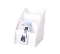 Desk Organizer - Multi Grid Storage Rack for Remotes | Sleek with Sectioned Layout, Easy Access Stand & Lightweight Build for Mobile Phones Stationery Makeup Tools Living Room