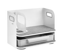 Desk Organizer Shelf Drawer Tray Home Office Bookend 4 Compartments Storage 10kg