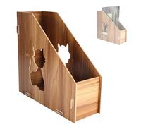 Desk Organizers and Accessories Book Holder for Desk Hollow Cat DIY Office Display Rack,Suitable for Offices and Bedroom