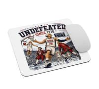 Desk Pad 4th of July Basketball Undefeated Since Table Mat for Laptop