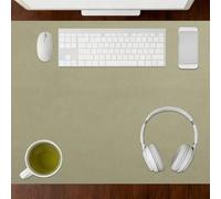 Desk Pad 65 x 66 cm Non Slip Non Slip Writing Pad Spill Resistant Durable Design Ideal Keyboard Mat for Office and Home, Green