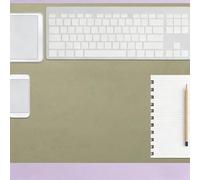 Desk Pad 72 x 125 cm Multifunctional Easy Clean Laptop Desk Writing Mat Easy Clean for Office Work Home Decor, Green