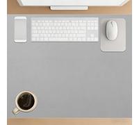 Desk Pad 74 x 80 cm Desk Organization and Accessories Premium Extended Mouse Mat Easy Clean for Office Home Decor, Grey