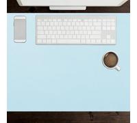 Desk Pad 75 x 102 cm Desk Organization and Accessories Wipeable Laptop Protector Mat Wipeable for Home and Office Accessories, Blue