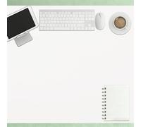 Desk Pad 84 x 150 cm Multifunctional Premium Extended Mouse Mat Easy Clean for Home and Office Accessories, White