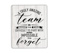 Desk Pad A Truly Amazing Team is Hard to Find Mouse Pad Travel 25x30CM