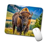 Desk Pad Bison Buffalo Mouse Pad Travel 25x30CM