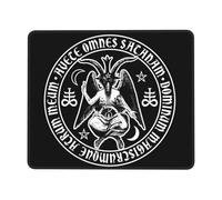 Desk Pad Demon Baphomet Satanic Goat Head Gaming Mouse Pad for Work 10x12in | Gliding Table Mat Portable Mouse Pad for Travel Home