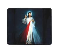 Desk Pad Divine Mercy Mouse Mat for Computer 10x12in