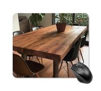 Desk Pad Green Plants on The Table Mouse Mat for Office 10x12in