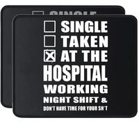 Desk Pad Hospital Night Shift Theme Keyboard Pad Travel 25x30CM