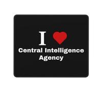 Desk Pad I Love Central Intelligence Agency Comfortable Mouse Pad Anti-Slip Rubber Base Mice Mat For Pc Work Laptop 25X30Cm