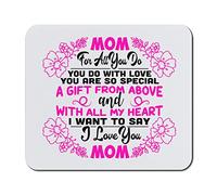 Desk Pad I Love My Mom Special Fall Heartfelt Mother's Day Mouse Pad Home