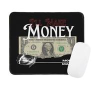 Desk Pad I'll Make Money Office Mouse Pad for Travel 10x12in