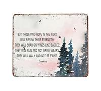Desk Pad Isaiah Print Hope in The Lord Watercolor Mouse Pad Office 25x30CM