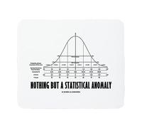 Desk Pad Nothing But A Statistical Anomaly Gaming Mouse Pad for Travel