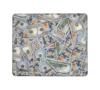 Desk Pad One Hundred Dollar Bills Desktop Mouse Pad for Laptop 10x12in